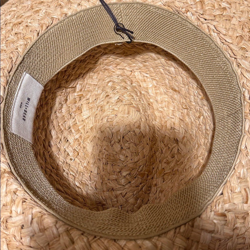 Will+Bear River Sand | Men’s & Women’s Raffia Wide Brim Hat - Picture 6 of 6